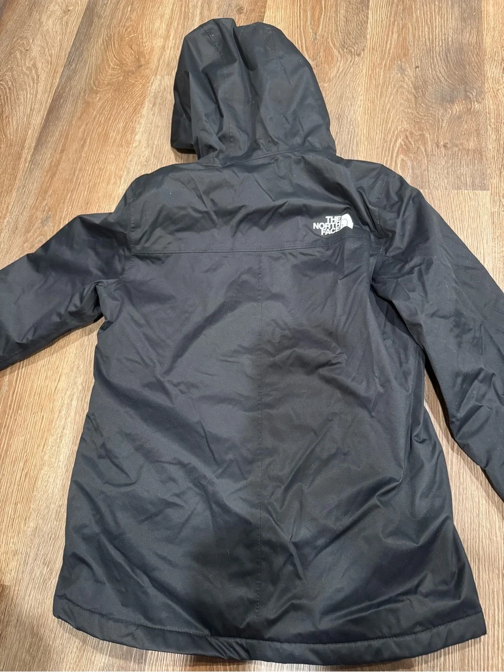 Girls The North Face Black Fleece-Lined Jacket